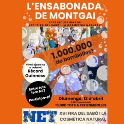Ensabonada de Montgai, 2025, Montgai