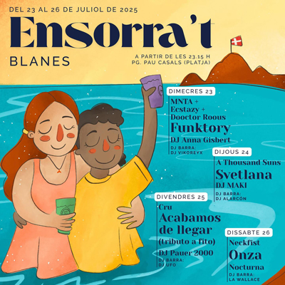 Festival de Música Ensorra't, Blanes, 2025