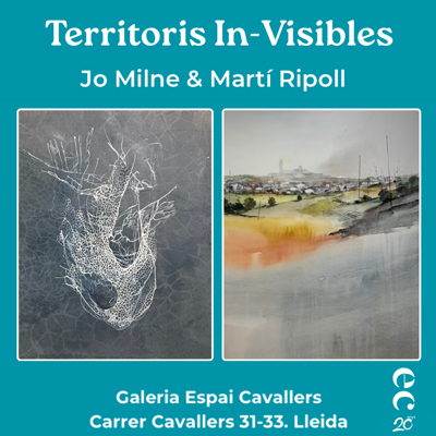 Exposició 'Territoris In-Visibles' de Jo Milne i Martí Ripoll, a l'Espai Cavallers, Lleida, 2025 Exposició 'Territoris In-Visibles' de Jo Milne i Martí Ripoll, a l'Espai Cavallers, Lleida, 2025