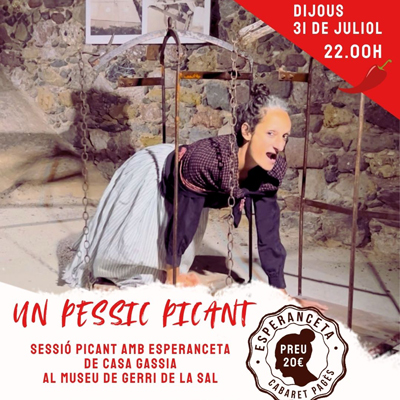 Espectacle 'Un pessic picant', Esperanceta de Casa Gassia, Museu de Gerri de la Sal, Gerri de la Sal, 2025