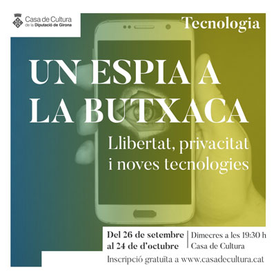 Cicle 'Un espia a la butxaca' a la Casa de Cultura, Girona, 2020