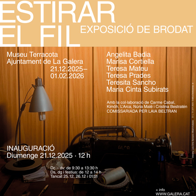 Exposició ‘Estirar el fil’ - Museu Terracota 2025 Exposició ‘Estirar el fil’ - Museu Terracota 2025