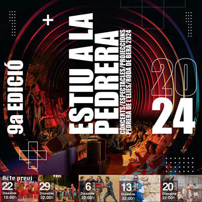 Estiu a la Pedrera, Roda de Berà, 2024 Estiu a la Pedrera, Roda de Berà, 2024