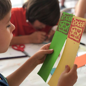 Taller familiar 'Exlibris, pitibris!' - Museu del Disseny de Barcelona 2019