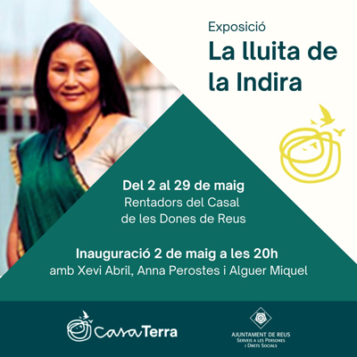 Exposició 'La lluita de la Indira', 2024 Exposició 'La lluita de la Indira', 2024