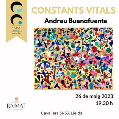 Exposició 'Constants Vitals', d'Andreu Buenafuente, a l'Espai Cavallers, Lleida, 2023 Exposició 'Constants Vitals', d'Andreu Buenafuente, a l'Espai Cavallers, Lleida, 2023