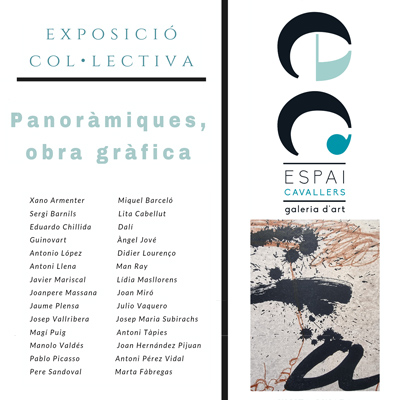 Exposició 'Panoràmiques, obra gràfica' a la Galeria Espai Cavallers, 2022 Exposició 'Panoràmiques, obra gràfica' a la Galeria Espai Cavallers, 2022