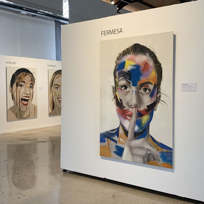 Exposició 'Expressions. Homenatge a la dona' al Tinglado 1, Tarragona, 2020
