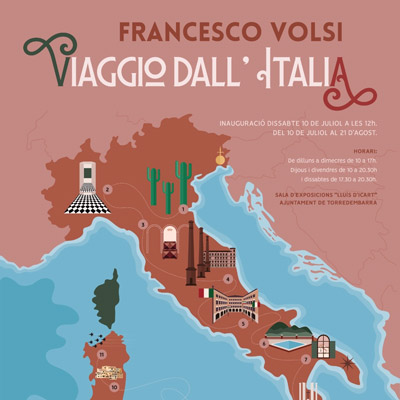Exposició 'Viaggio dall'italia' de Francesco Volsi