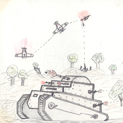 Exposició 'Llapis, papers i bombes' al Museu Arqueològic de Banyoles