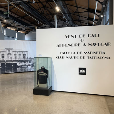 Exposició 'Vent de Dalt. Escuela de Marineria del Nàutic de Tarragona' al Tinglado 1, Tarragona, 2020