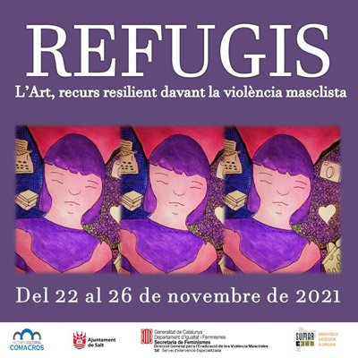 Exposició 'Refugis' a Coma Cros, Salt, 2021