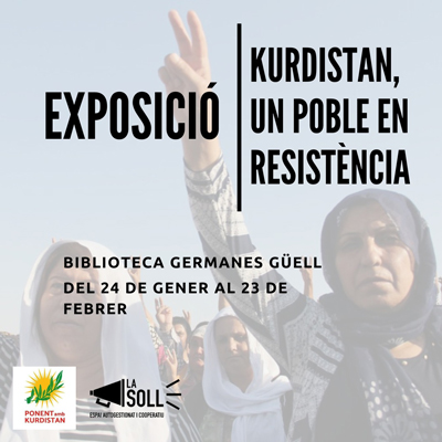 Exposició 'Kurdistan, un poble en resistència', Ponent amb Kurdistan, Tàrrega, 2023 Exposició 'Kurdistan, un poble en resistència', Ponent amb Kurdistan, Tàrrega, 2023