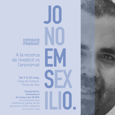 Exposició 'Jo no em sexilio. A la recerca de l'explícit vs l'anonimat' Exposició 'Jo no em sexilio. A la recerca de l'explícit vs l'anonimat'