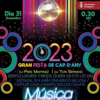 Gran Festa de Cap d'Any a Amposta 2022 Gran Festa de Cap d'Any a Amposta 2022