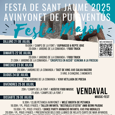 Festa Major - Avinyonet de Puigventós 2025 Festa Major - Avinyonet de Puigventós 2025