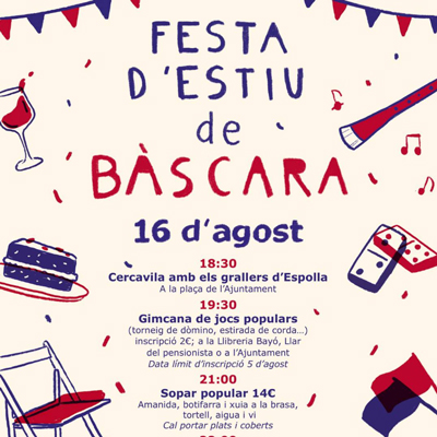 Festa d'Estiu - Bàscara 2025