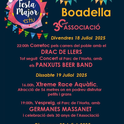 Festa Major - Boadella d'Empordà 2025