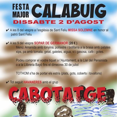 Festa Major - Calabuig 2025 Festa Major - Calabuig 2025
