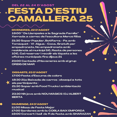 Festa Major - Camallera 2025