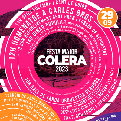 Festa Major - Colera 2023