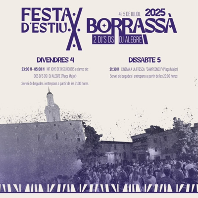 Festa Major d'estiu - Borrassà 2025