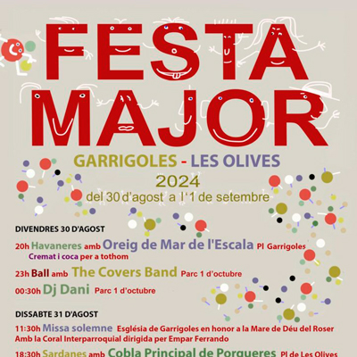 Festa Major - Garrigoles 2024 Festa Major - Garrigoles 2024
