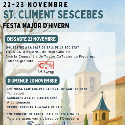 Festa Major d'Hivern - Sant Climent Sescebes 2025 Festa Major d'Hivern - Sant Climent Sescebes 2025