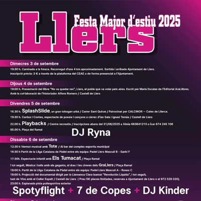 Festa Major - Llers 2025 Festa Major - Llers 2025