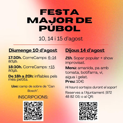 Festa Major - Púbol 2025