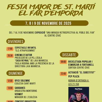 Festa de Sant Martí - Far d'Empordà 2025 Festa de Sant Martí - Far d'Empordà 2025