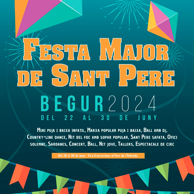 Festa Major de Sant Pere - Begur 2024 Festa Major de Sant Pere - Begur 2024