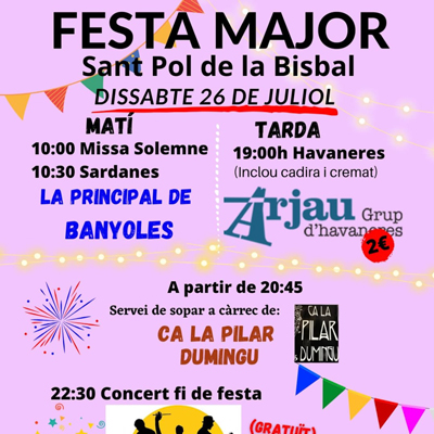 Festa Major de Sant Pol - La Bisbal 2025