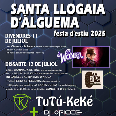 Festa Major - Santa Llogaia d'Àlguema 2025