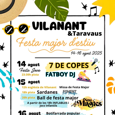 Festa Major - Vilanant i Taravaus 2025