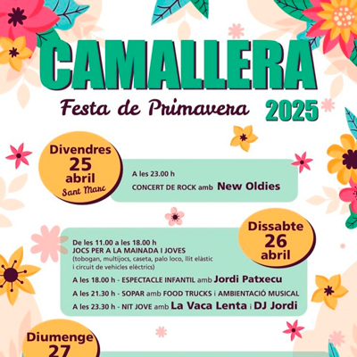 Festa de Primavera - Camallera 2025 Festa de Primavera - Camallera 2025