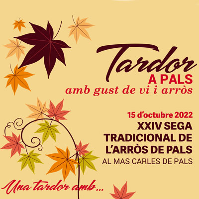 XXIV Sega tradicional d'Arròs de Pals 2022 XXIV Sega tradicional d'Arròs de Pals 2022