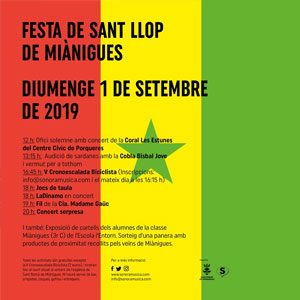 Festa de Sant Llop de Miànigues, Porqueres, 2019