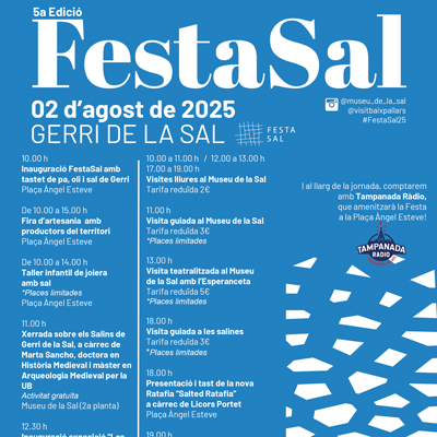 5a FestaSal, Gerri de la Sal, Baix Pallars, Pallars Sobirà, 2025 5a FestaSal, Gerri de la Sal, Baix Pallars, Pallars Sobirà, 2025