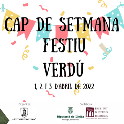 Cap de setmana festiu a Verdú, 2022 Cap de setmana festiu a Verdú, 2022