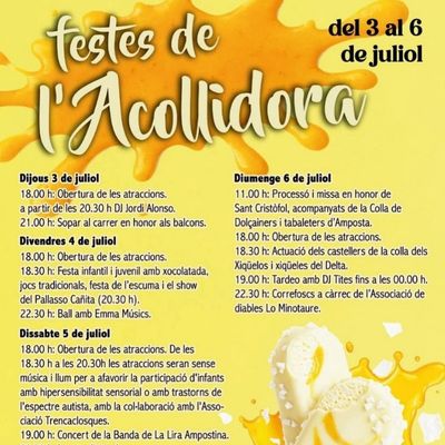 Festes de l'Acollidora d'Amposta 2025, Festes de l'Acollidora d'Amposta, 2025, Amposta, 