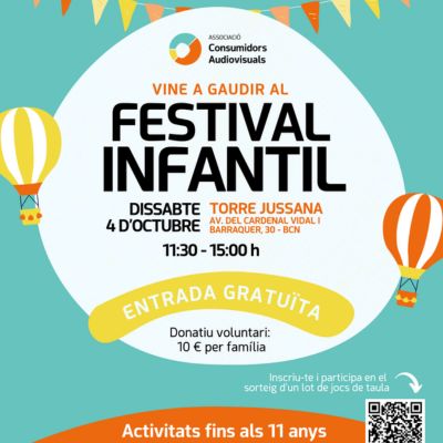 29è Festival Infantil, Associació de Consumidors de Mitjans Audiovisuals de Catalunya, Festival Infantil, 2025 29è Festival Infantil, Associació de Consumidors de Mitjans Audiovisuals de Catalunya, Festival Infantil, 2025