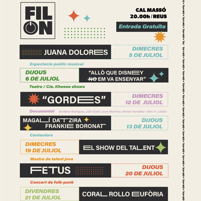 Fil On, Fil Musical, Reus, 2023 Fil On, Fil Musical, Reus, 2023