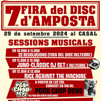 Fira del Disc d'Amposta 2024 Fira del Disc d'Amposta 2024