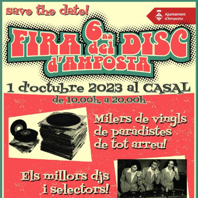 6a Fira del Disc - Amposta 2023 6a Fira del Disc - Amposta 2023