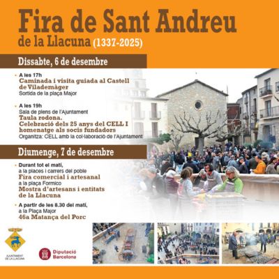 Fira de Sant Andreu de La Llacuna 2025, Fira de Sant Andreu de La Llacuna, La Llacuna, 2025
