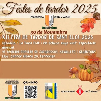 XII Fira de Tardor de Sant Eloi, Ferreries, Tortosa, Fira de Tardor de Sant Eloi XII Fira de Tardor de Sant Eloi, Ferreries, Tortosa, Fira de Tardor de Sant Eloi