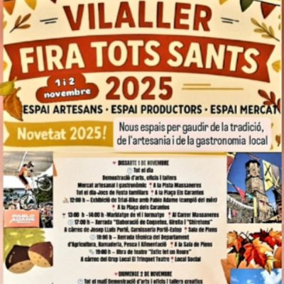 Fira mil·lenària de Tots Sants de Vilaller 2025, Fira mil·lenària de Tots Sants de Vilaller, 2025, Vilaller, Tots Sants, 