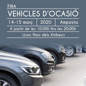 Fira del Vehicle d'Ocasió - Amposta 2020 Fira del Vehicle d'Ocasió - Amposta 2020