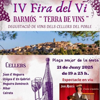 IV Fira del vi de Darmós, 2025, Fira del vi de Darmós, Darmós, Fira del Vi, IV Fira del vi de Darmós, 2025, Fira del vi de Darmós, Darmós, Fira del Vi,